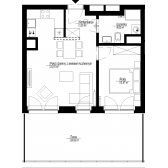 Nowe mieszkanie A-6 | 42,18 m2 | 2 Pokoje | 1 Piętro