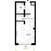 Nowe mieszkanie E-94 | 37,04 m2 | 1 Pokoje | 0 Piętro