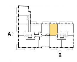 Nowe mieszkanie -666 | 46,95 m2 | 2 Pokoje | 3 Piętro
