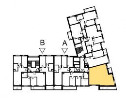 Nowe mieszkanie A-500 | 72,79 m2 | 4 Pokoje | 3 Piętro