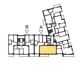 Nowy apartament A-517 | 59,83 m2 | 4 Pokoje | 4 Piętro