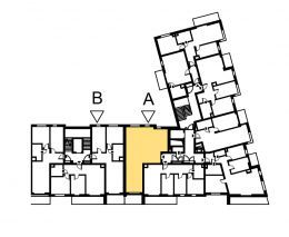 Nowe mieszkanie A-518 | 64,71 m2 | 3 Pokoje | 4 Piętro
