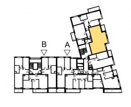 Nowe mieszkanie A-530 | 62,48 m2 | 3 Pokoje | 5 Piętro