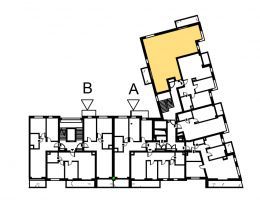 Nowy apartament A-465 | 86,19 m2 | 3 Pokoje | 1 Piętro
