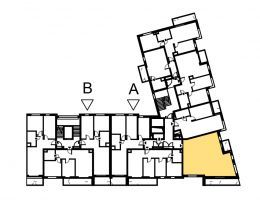 Nowe mieszkanie A-532 | 72,79 m2 | 4 Pokoje | 5 Piętro