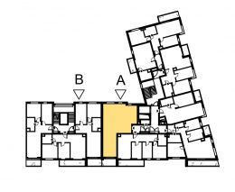 Nowe mieszkanie A-534 | 64,71 m2 | 3 Pokoje | 5 Piętro