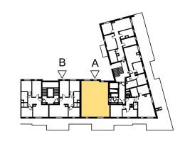 Nowe mieszkanie A-548 | 79,29 m2 | 4 Pokoje | 6 Piętro
