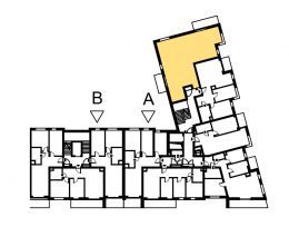 Nowy apartament A-481 | 86,19 m2 | 3 Pokoje | 2 Piętro