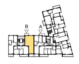 Nowy apartament B-471 | 56,02 m2 | 3 Pokoje | 1 Piętro