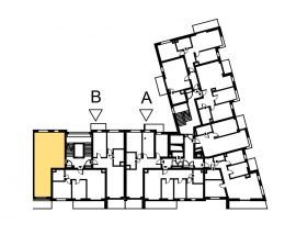 Nowy apartament B-473 | 55,80 m2 | 3 Pokoje | 1 Piętro