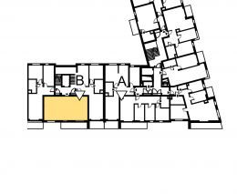 Nowe mieszkanie B-520 | 53,74 m2 | 3 Pokoje | 4 Piętro