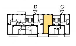 Nowe mieszkanie C-492 | 55,52 m2 | 3 Pokoje | 2 Piętro