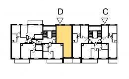 Nowy apartament D-493 | 55,52 m2 | 3 Pokoje | 2 Piętro